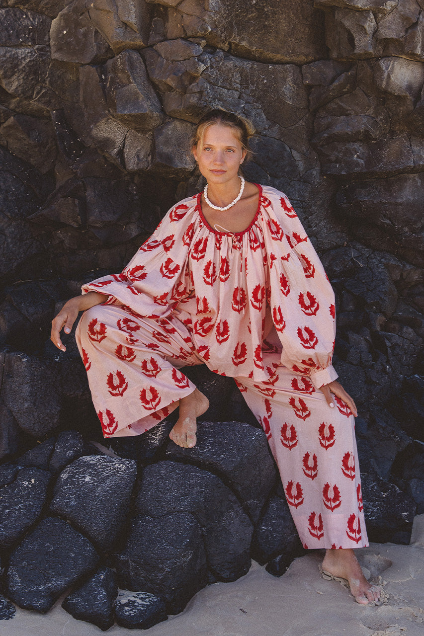 Ria Blouse ~ Cherry Blossom