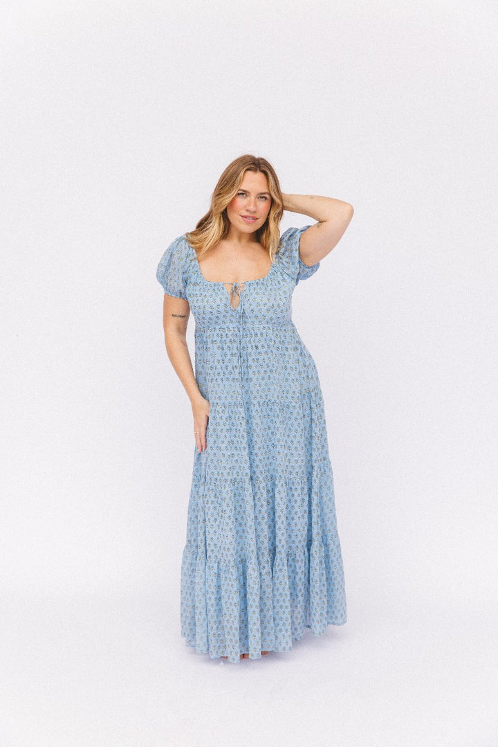 Sita Maxi Dress ~ Bluebell