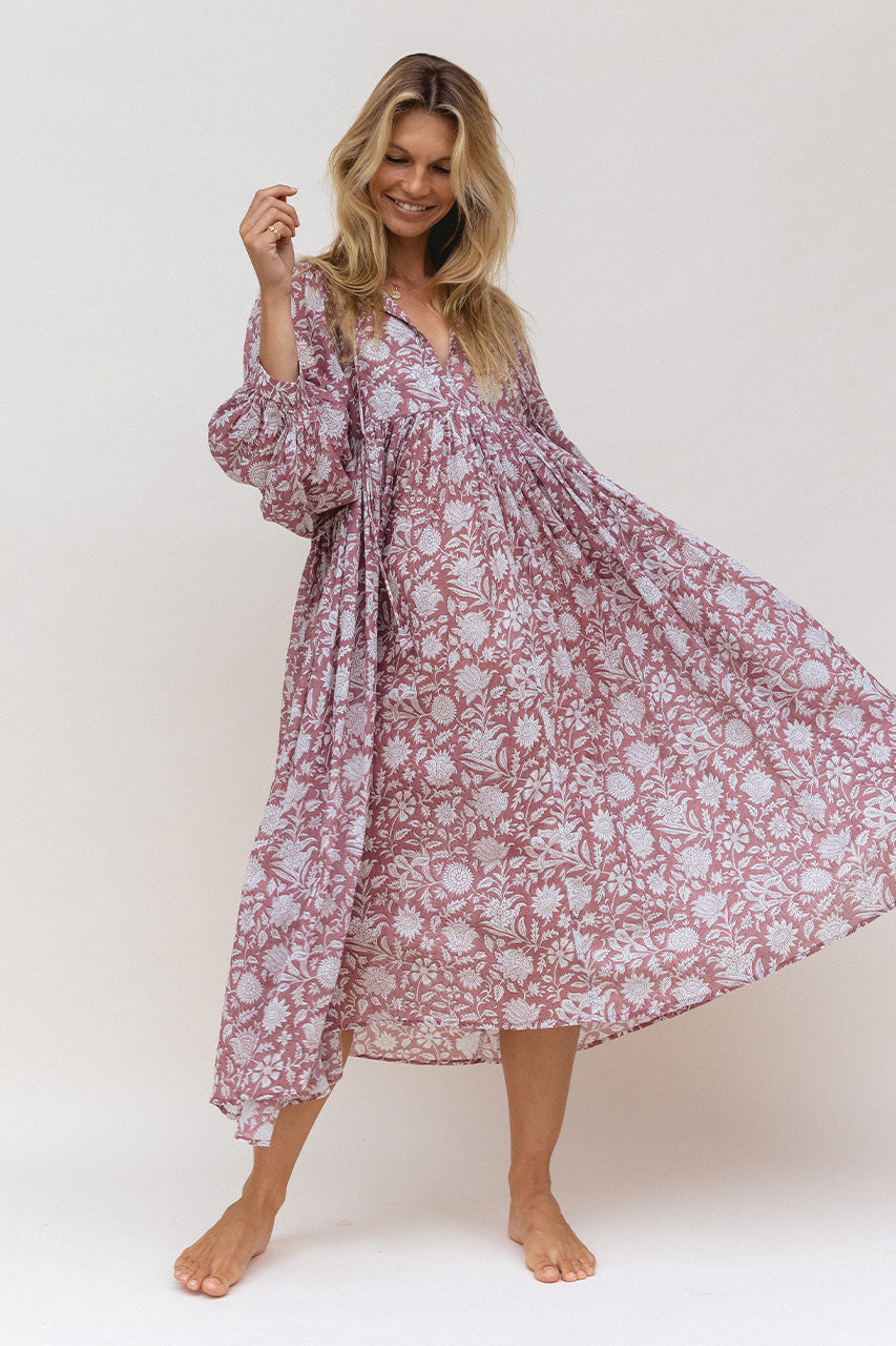 Kyra Midi Dress ~ Musk