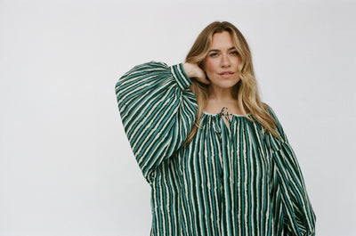 Ria Mini Dress ~ Cyan Candy