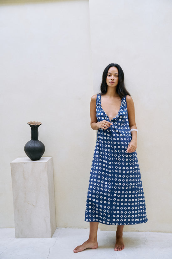 Sundress Midi ~ Indigo