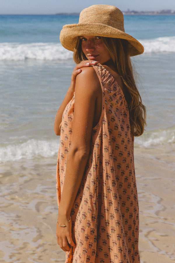 Sundress Midi ~ Peach