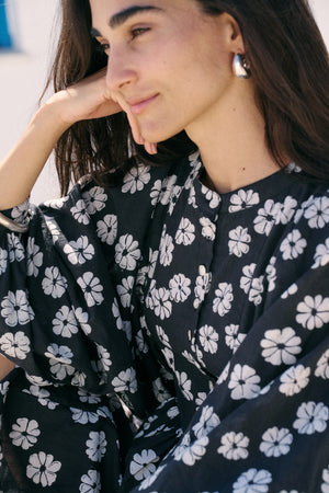 Anika Mini Dress ~ White Cosmos