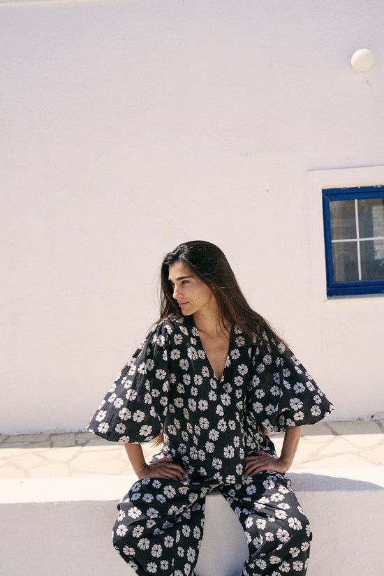 Eesha Wrap Top ~ White Cosmos