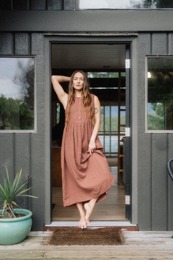 Nadi Dress ~ Chocolate