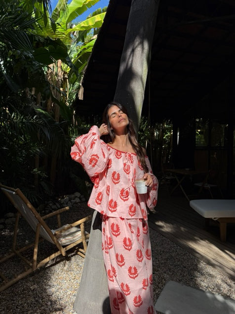 Ria Pants ~ Cherry Blossom