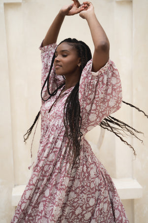 Kyra Midi Dress ~ Musk