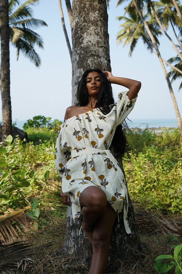 Dahlia Mini Dress ~ Marigold
