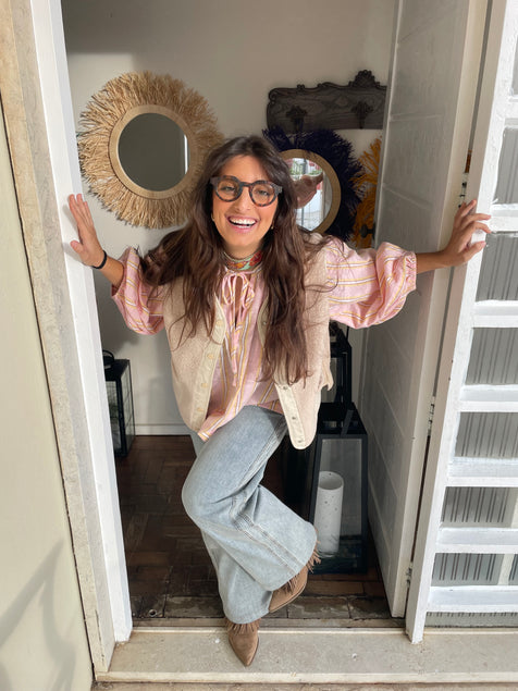 Poet Blouse ~ Pink Sorbet