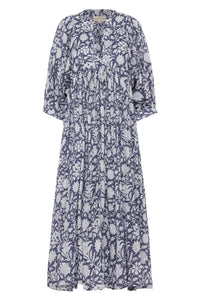 Kyra Midi Dress ~ Blue Iris